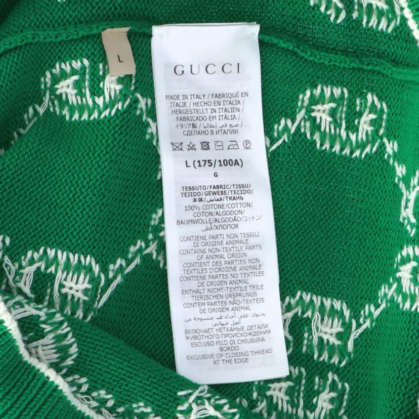 GUCCI グッチ/GG COTTON INTARSIA CARDIGAN/703943//サイズ:L/SAランク/91