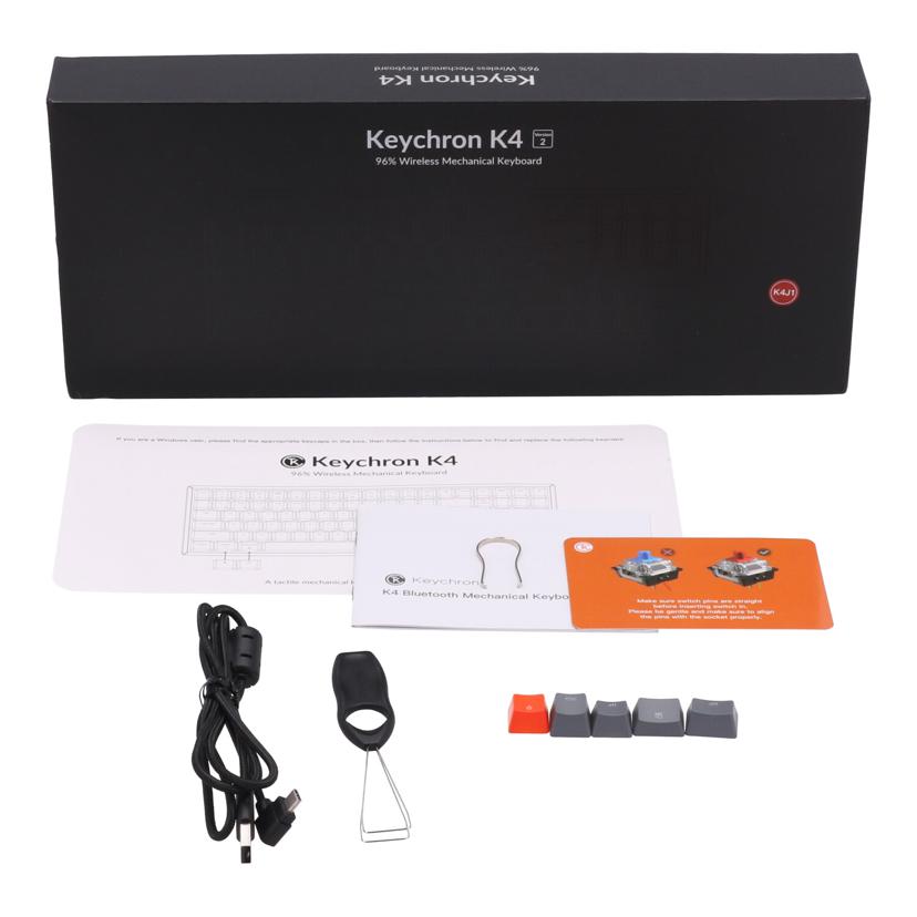Keychron キークロン/ワイヤレスメカニカルキーボード/Keychron K4(V2) K4J1//2103K4J1000043/ABランク/82