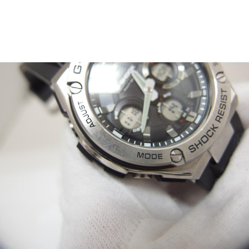 CASIO カシオ/G-STEEL/アナデジ/ラバーベルト/GST-W110-1AJF//002*****/Bランク/04