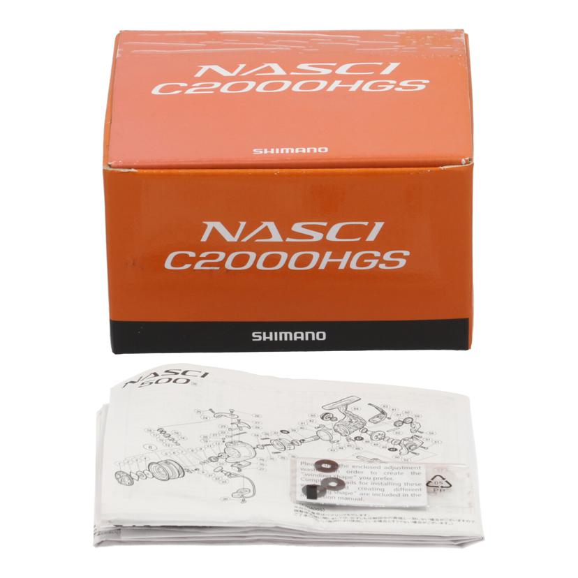 SHIMANO シマノ/スピニングリール/ナスキー/16 NASCI C2000HGS//03569/Bランク/62