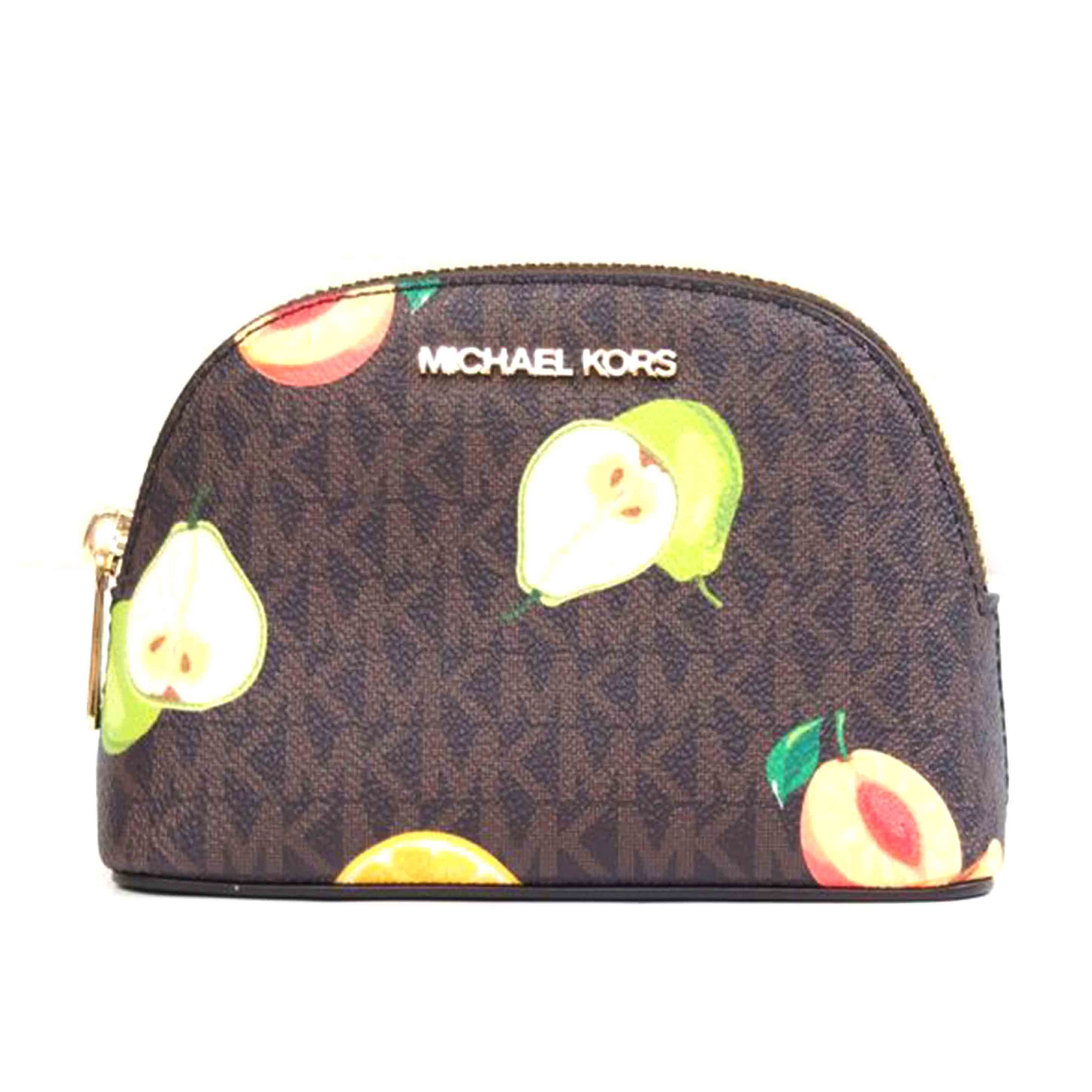 MICHAEK KORS マイケルコース/MKシグネチャーフルーツ柄コスメポーチ//Aランク/71