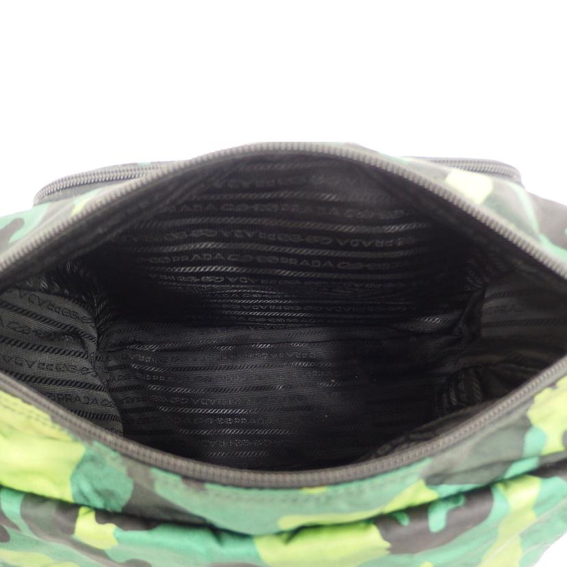 PRADA プラダ/テスート迷彩柄メッセンジャー/BT6671//Bランク/82