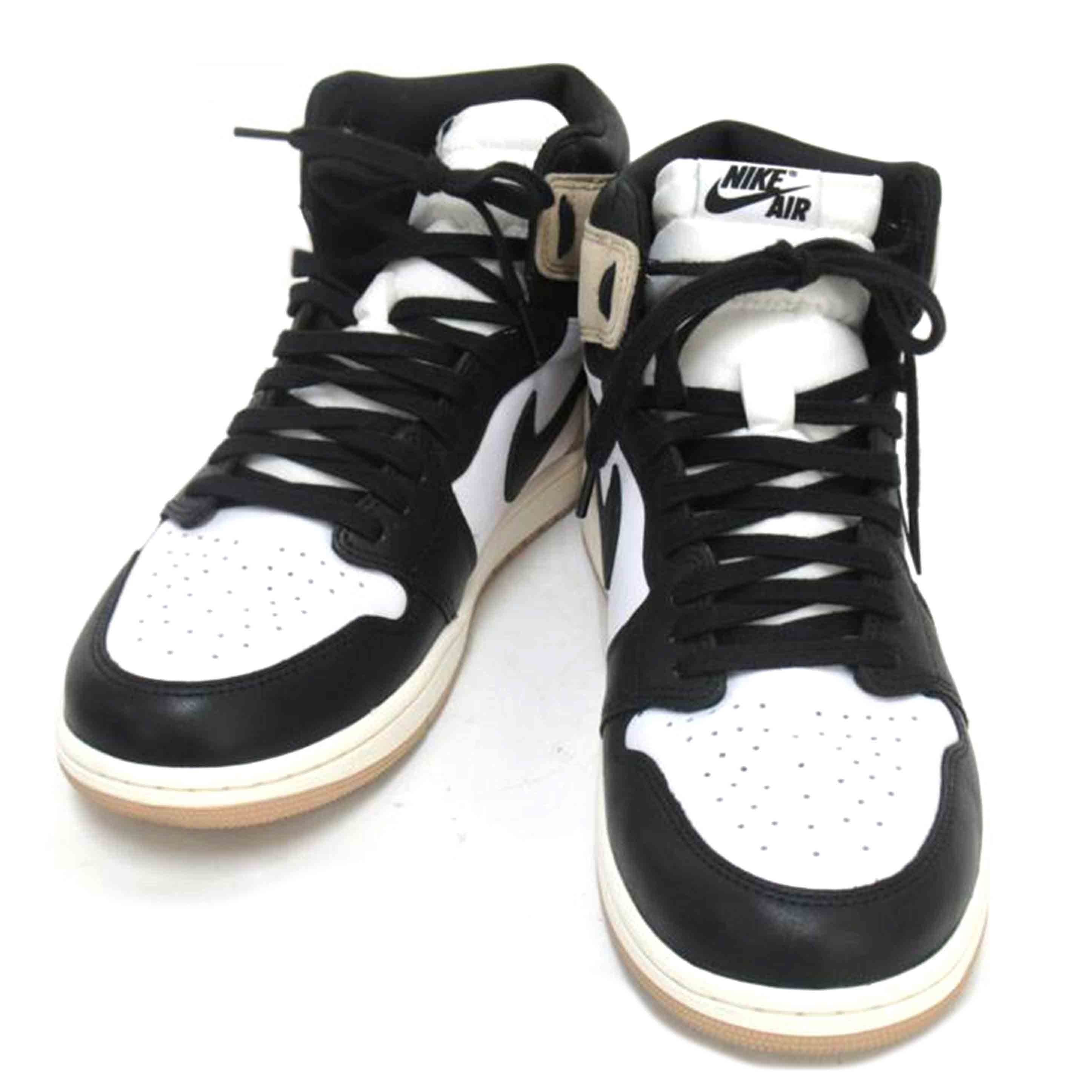NIKE/WMNS Air Jordan 1 Retro High OG Latte/1202/FD2596-021//Aランク/63