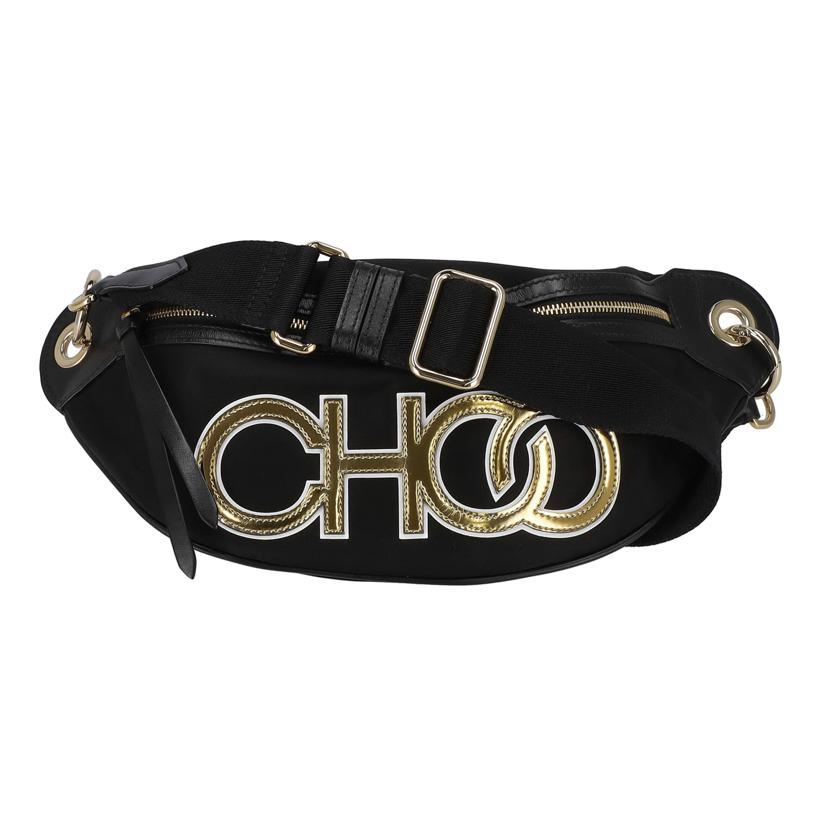 JIMMY CHOO ジミーチュウ/ロゴウエストポーチ//BX2***/Aランク/91