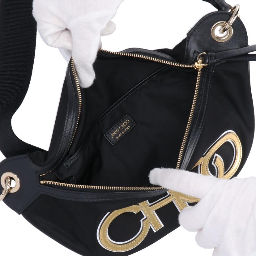 JIMMY CHOO ジミーチュウ/ロゴウエストポーチ//BX2***/Aランク/91