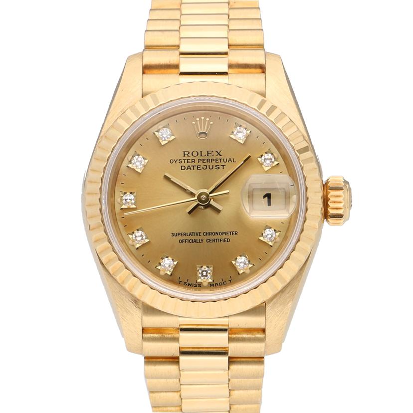 ROLEX/デイトジャスト26 K18YG/69178G//X94****/Aランク/67