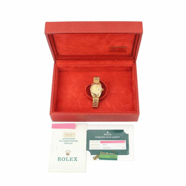 ROLEX/デイトジャスト26 K18YG/69178G//X94****/Aランク/67