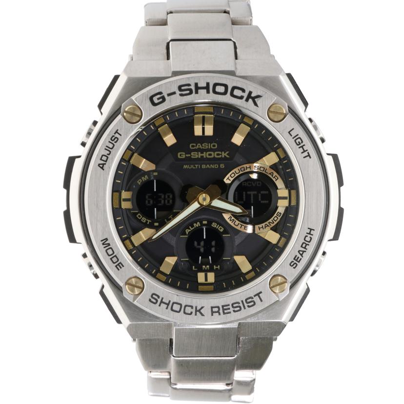 CASIO/G-SHOCK/G-STEEL/アナデジ/電波ソーラー/GST-W110D-1A9JF//002*****/Bランク/77