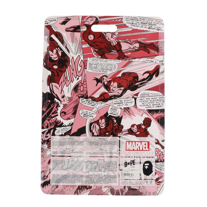A BATHING APE アベイシングエイプ/BAPE×MARVEL/IRONMAN/スニ-カ-/M191902//Aランク/24