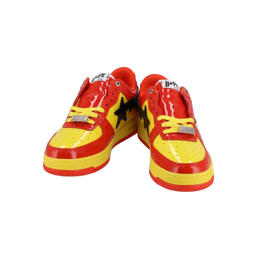 A BATHING APE アベイシングエイプ/BAPE×MARVEL/IRONMAN/スニ-カ-/M191902//Aランク/24