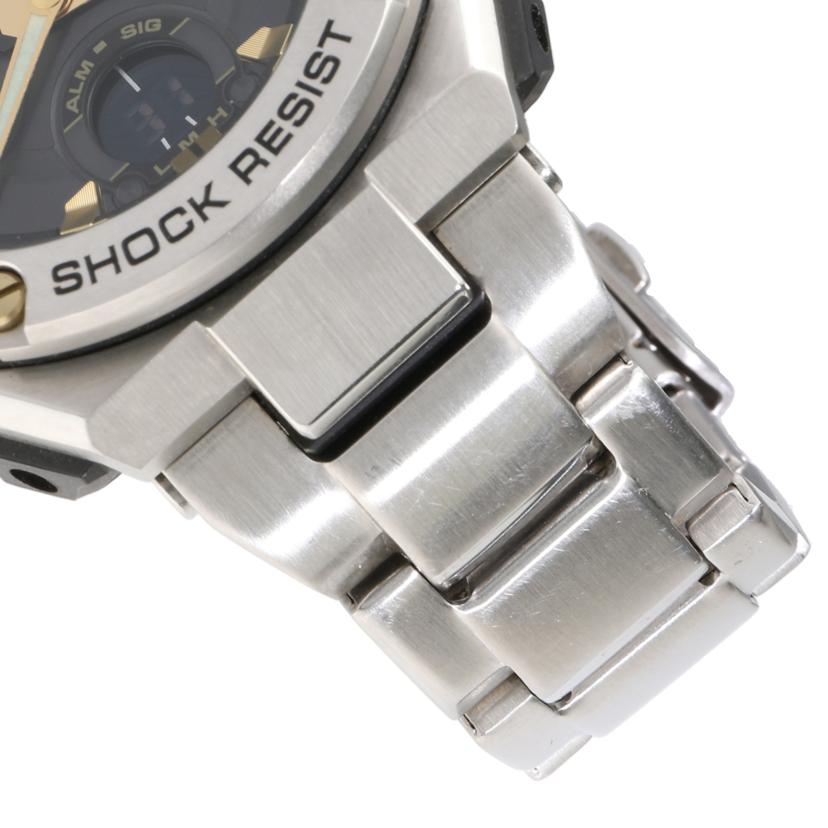 CASIO/G-SHOCK/G-STEEL/アナデジ/電波ソーラー/GST-W110D-1A9JF//002*****/Bランク/77