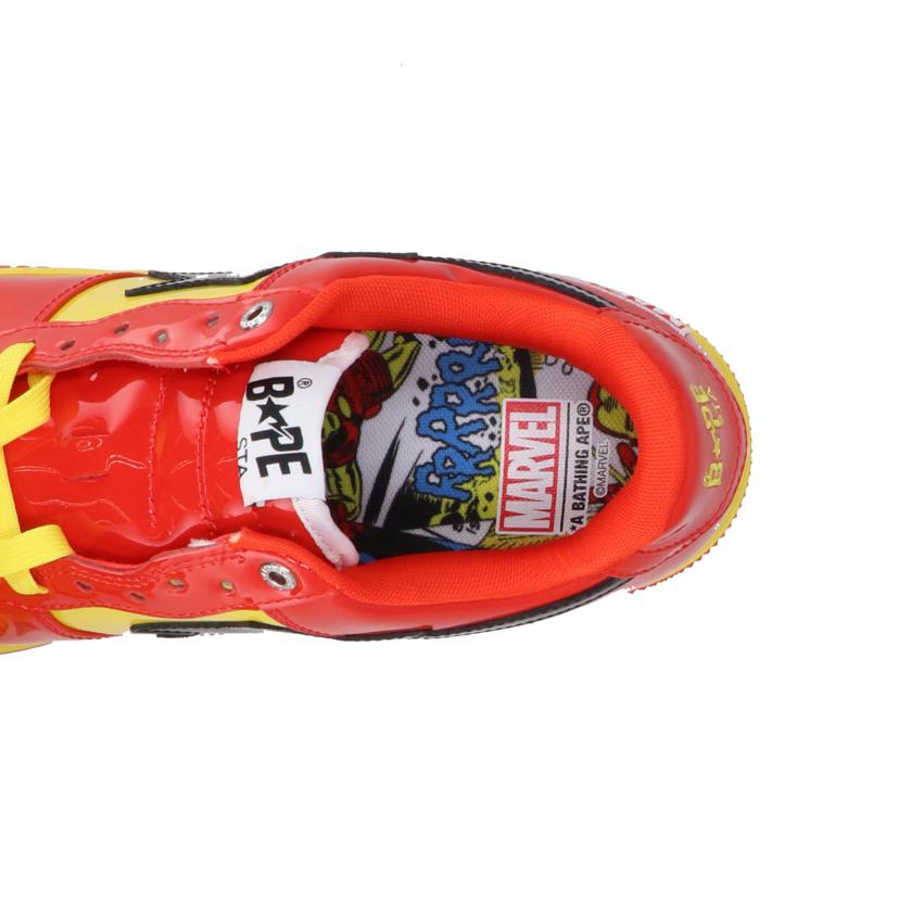 A BATHING APE アベイシングエイプ/BAPE×MARVEL/IRONMAN/スニ-カ-/M191902//Aランク/24