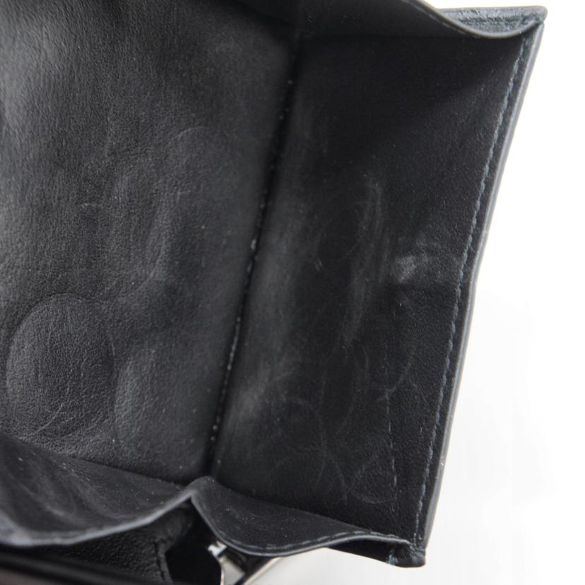 JIMMY CHOO ジミーチュウ/エンボスドスターファブリックラウンドジップウォレット/WIQ/221//57G***/Bランク/19