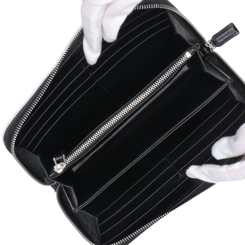 PRADA PRADA/サフィアーノラウンドジップウォレット//ABランク/03