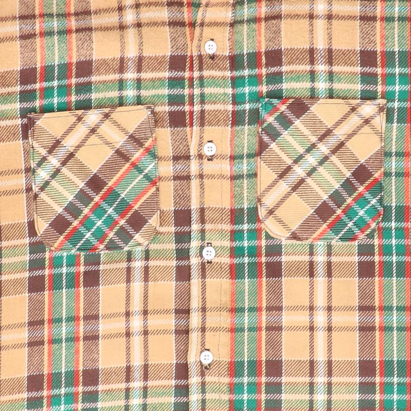 BIG MAC/70's 単色タグ/ヘビーネルシャツ ///Bランク/82