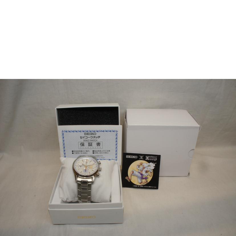 SEIKO セイコー/5000本限定ワンピース15周年記念ルフィ・ギア5/クロノグラフ/SS/7T92-HDH0//023*/SAランク/92