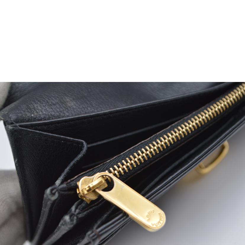 LV ルイヴィトン/ポルトフォイユ・アメリア/モノグラム・マヒナ/ノワール/M95549//TN4***/Bランク/89