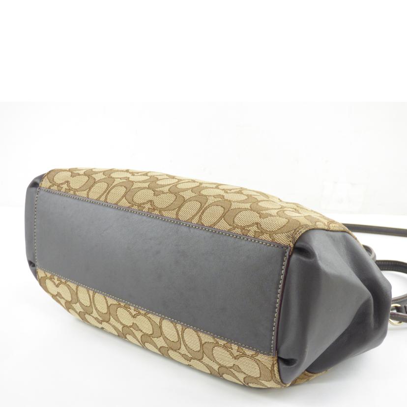 COACH コーチ/シグネチャー/2WAYハンド/ベージュ/ブラウン/F36607//G15**/ABランク/64