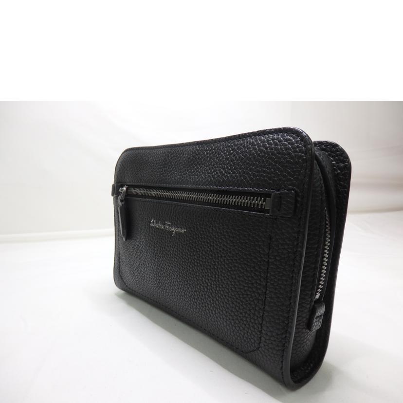Salvatore Ferragamo サルバトーレフェラガモ/レザークラッチバッグ/セカンドバッグ/黒//FB-*******/Aランク/84