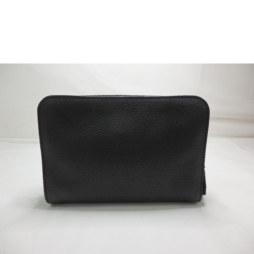 Salvatore Ferragamo サルバトーレフェラガモ/レザークラッチバッグ/セカンドバッグ/黒//FB-*******/Aランク/84