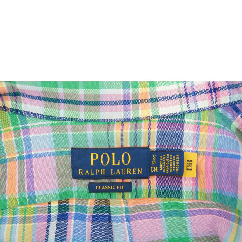 POLO RALPHLAUREN ポロ ラルフローレン/チェックボタンダウンシャツ//Aランク/09