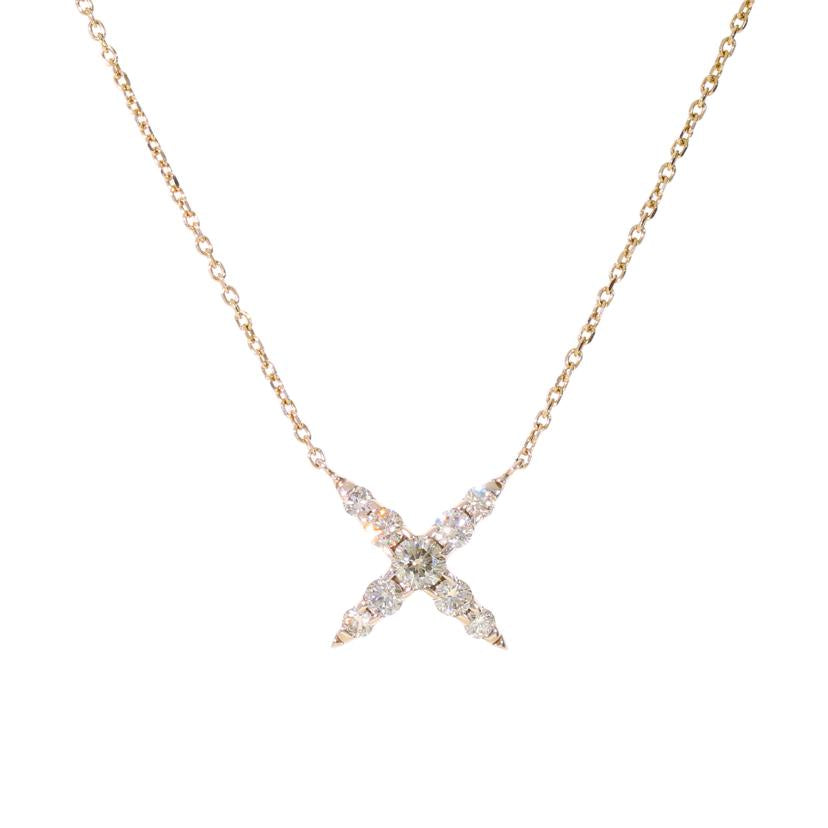 KASHIKEY カシケイ/ネイキッドクロスブラウンダイヤネックレス/K18//ABランク/06