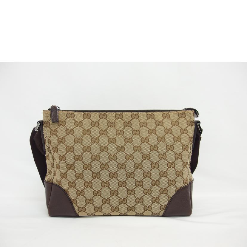 GUCCI グッチ/ショルダーバッグ/GGキャンバス×レザー/114273//203***/Bランク/04