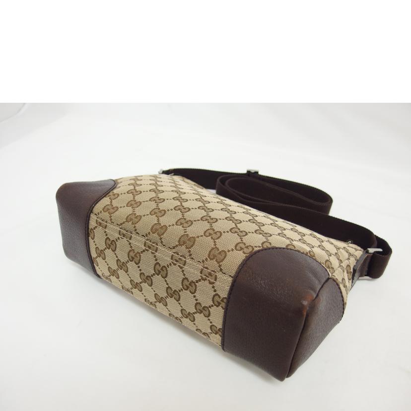 GUCCI グッチ/ショルダーバッグ/GGキャンバス×レザー/114273//203***/Bランク/04