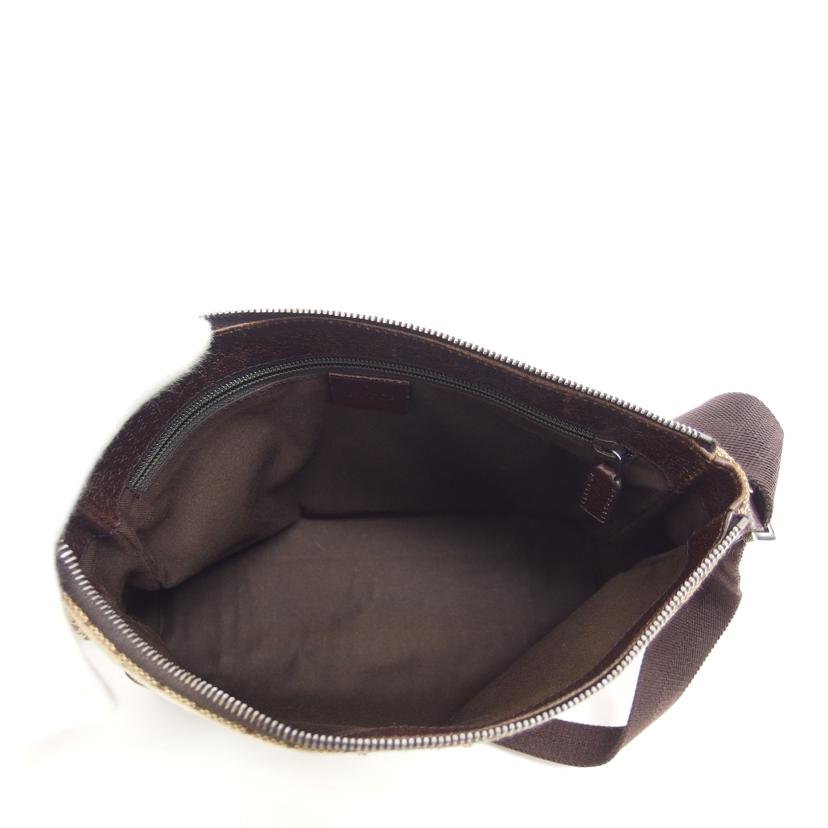 GUCCI グッチ/ショルダーバッグ/GGキャンバス×レザー/114273//203***/Bランク/04