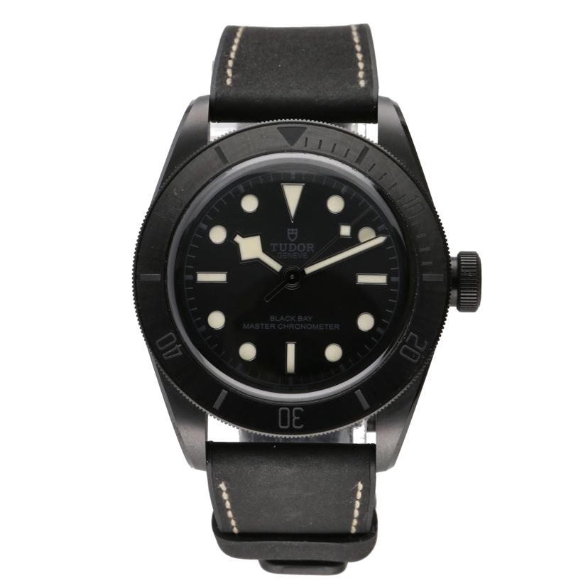 TUDOR チューダー/ブラックベイ・セラミック・ブラックレザー/自動巻/M79210CNU-0001//387****/SAランク/75
