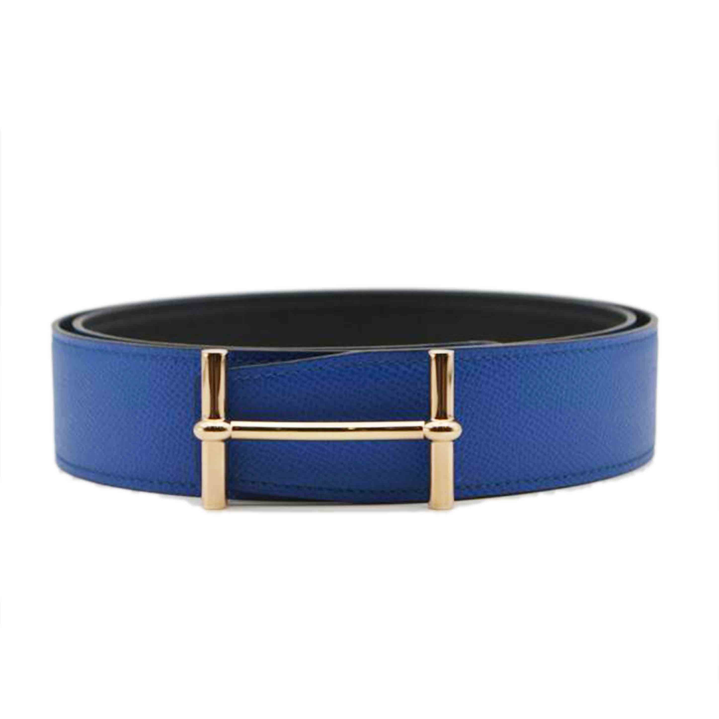 HERMES エルメス/Hリバーシブルレザーベルト95//U刻印*******/Aランク/89