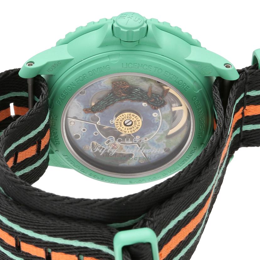 BLANCPAIN×swatch ブランパン×スウォッチ/フィフティファゾムス・インディアンオーシャン/自動巻/SO35I100//ID3**/SAランク/84