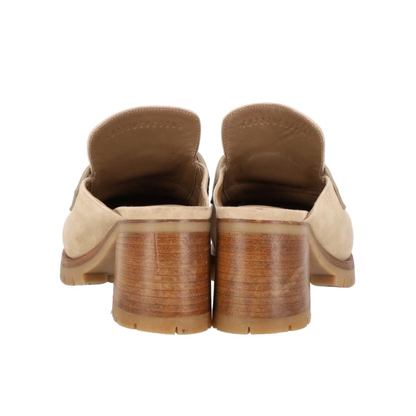 HERMES エルメス/フロール60/ミュール/シェーヴル・ベロア/ベージュ//サイズ:22-23/ABランク/91