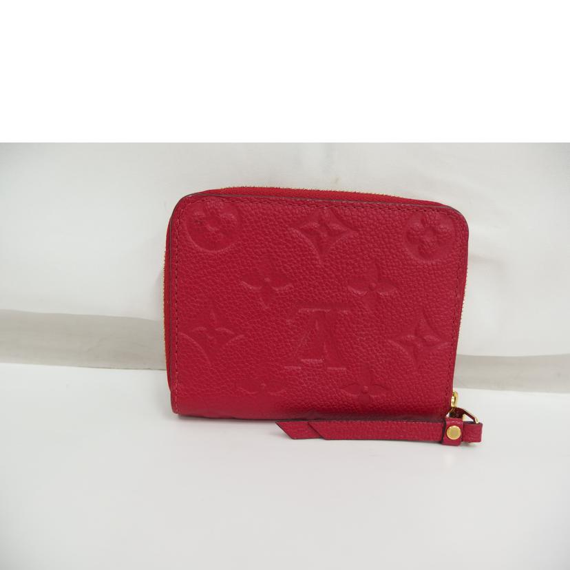 LV ルイヴィトン/モノグラム・アンプラント レザー ジッピーコインパース/M63696//TN4***/ABランク/82
