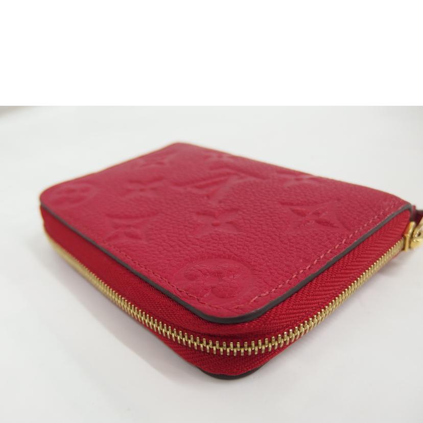 LV ルイヴィトン/モノグラム・アンプラント レザー ジッピーコインパース/M63696//TN4***/ABランク/82