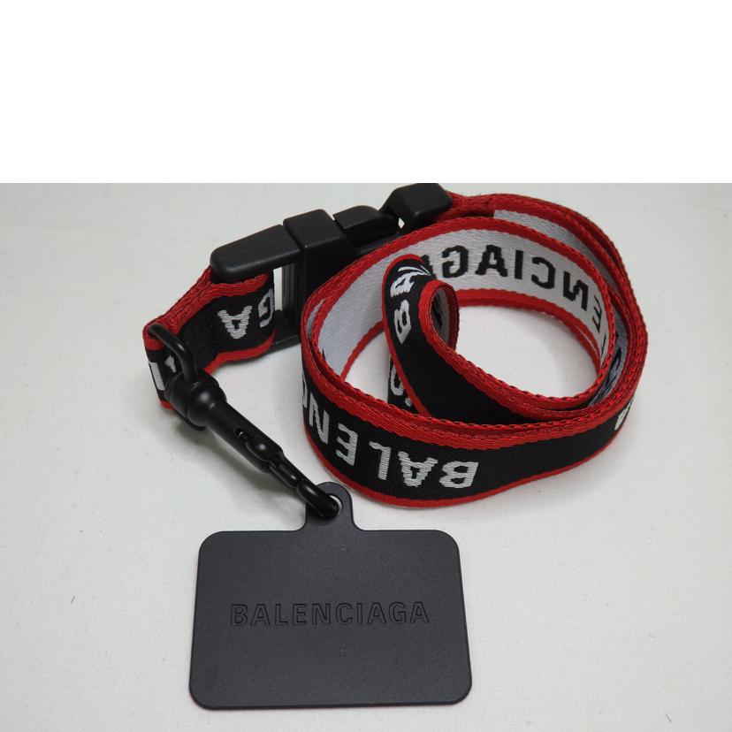 BALENCIAGA バレンシアガ/HONE HOLDER/スマホホルダー/フォンフォルダー/赤×黒/716933//Aランク/84