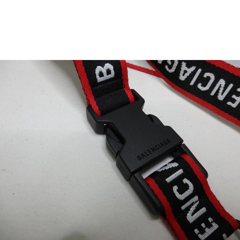 BALENCIAGA バレンシアガ/HONE HOLDER/スマホホルダー/フォンフォルダー/赤×黒/716933//Aランク/84