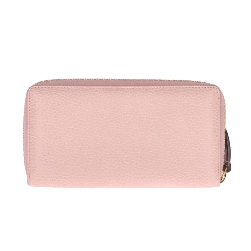 GUCCI グッチ/ラウンド長財布/ピンク/456117//496***/Bランク/19