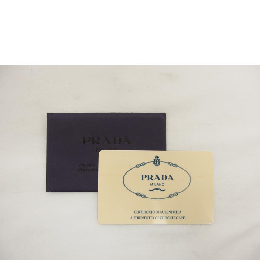 PRADA プラダ/クリアハンドルプレートワンショルダーバッグ/ブラウン/B8222//50/Bランク/04