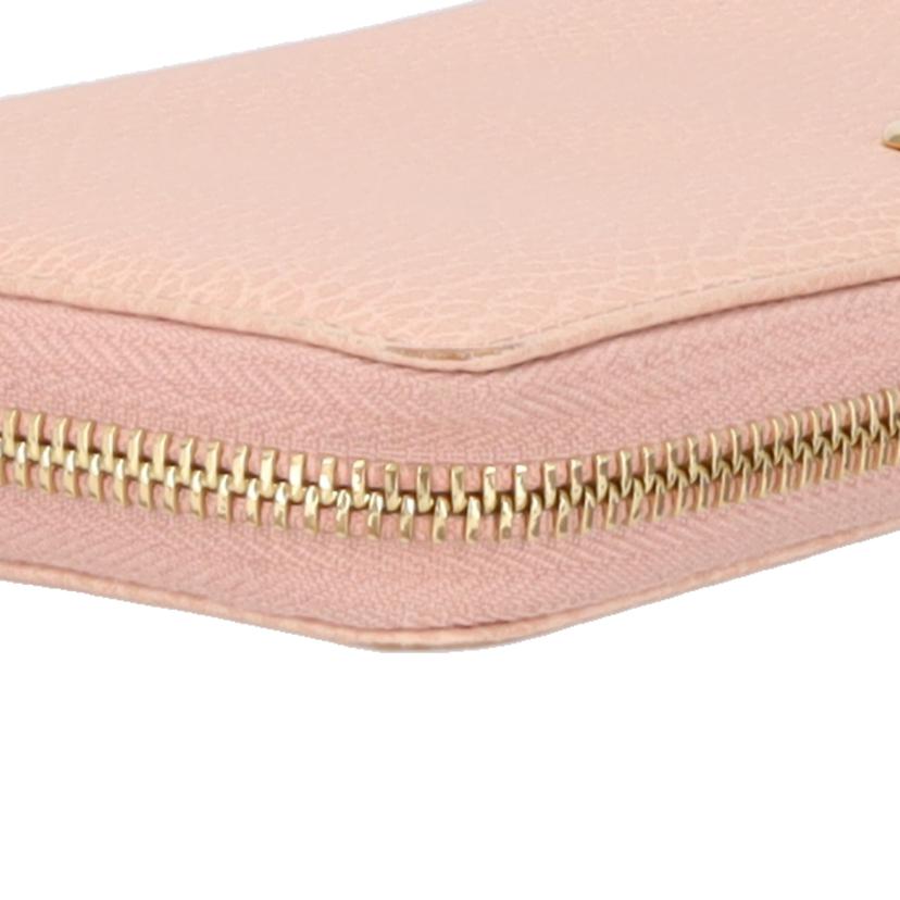 GUCCI グッチ/ラウンド長財布/ピンク/456117//496***/Bランク/19