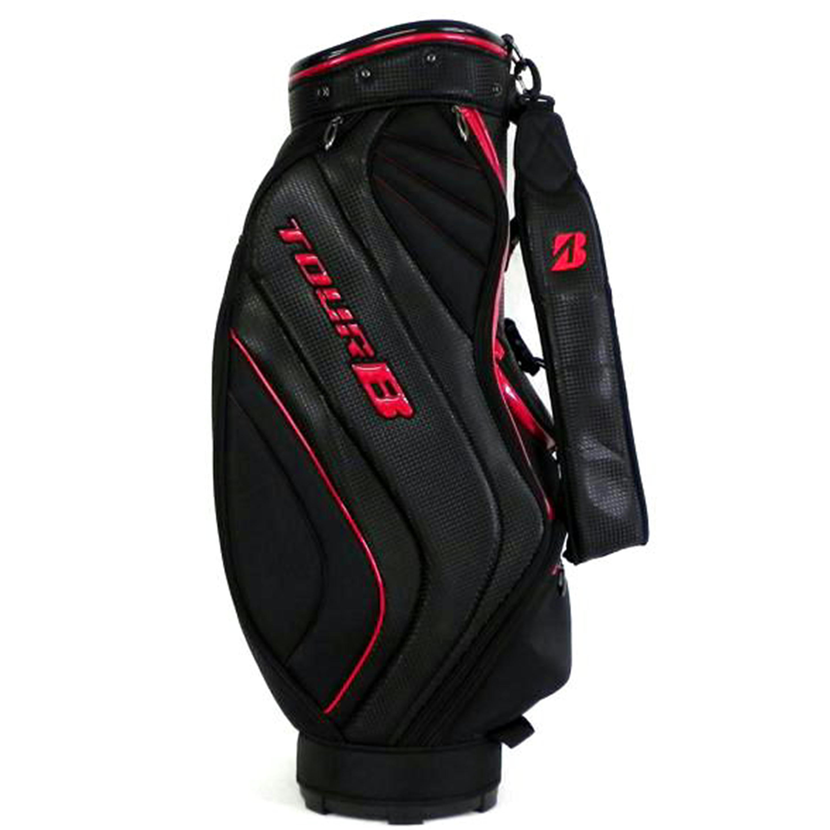 BRIDGESTONE ブリヂストン/TOUR B キャディーバッグ ブラック×レッド/CBG022//ABランク/81
