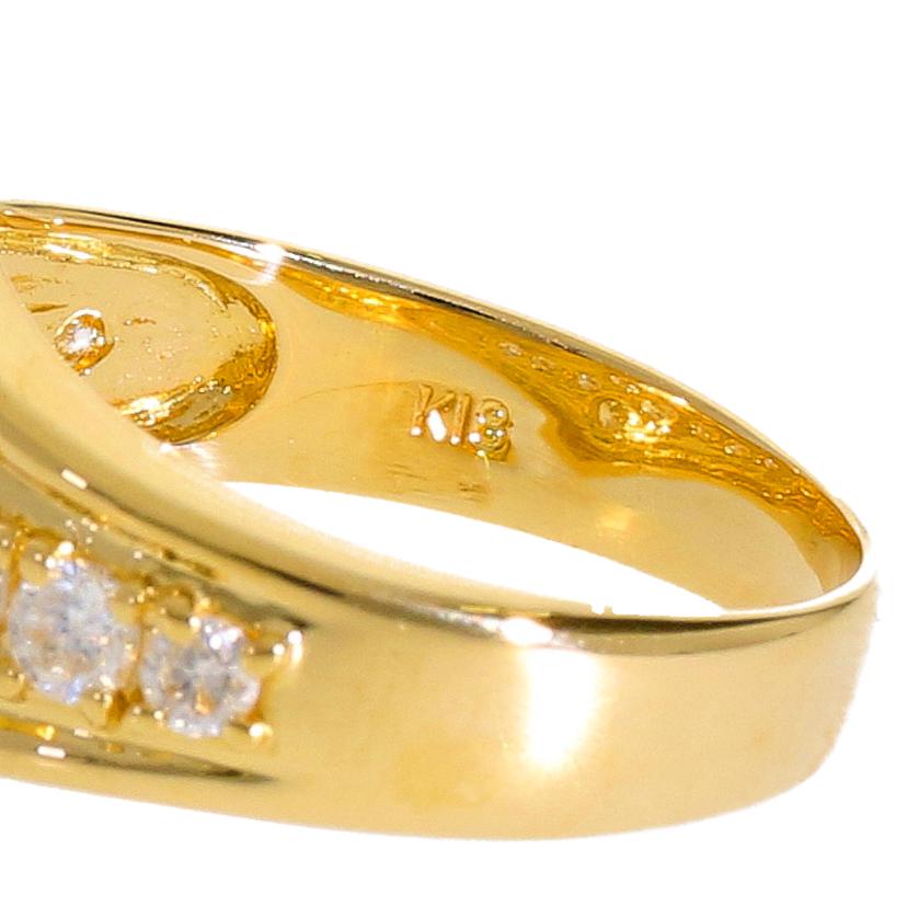 K18ダイヤリング1.10ct//ABランク/67