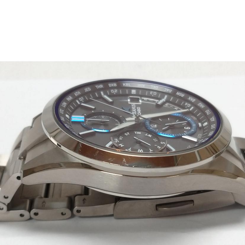 CASIO カシオ/OCEANUS 電波ソーラー チタン/OCW-T2600-1AJF//001*****/Bランク/52