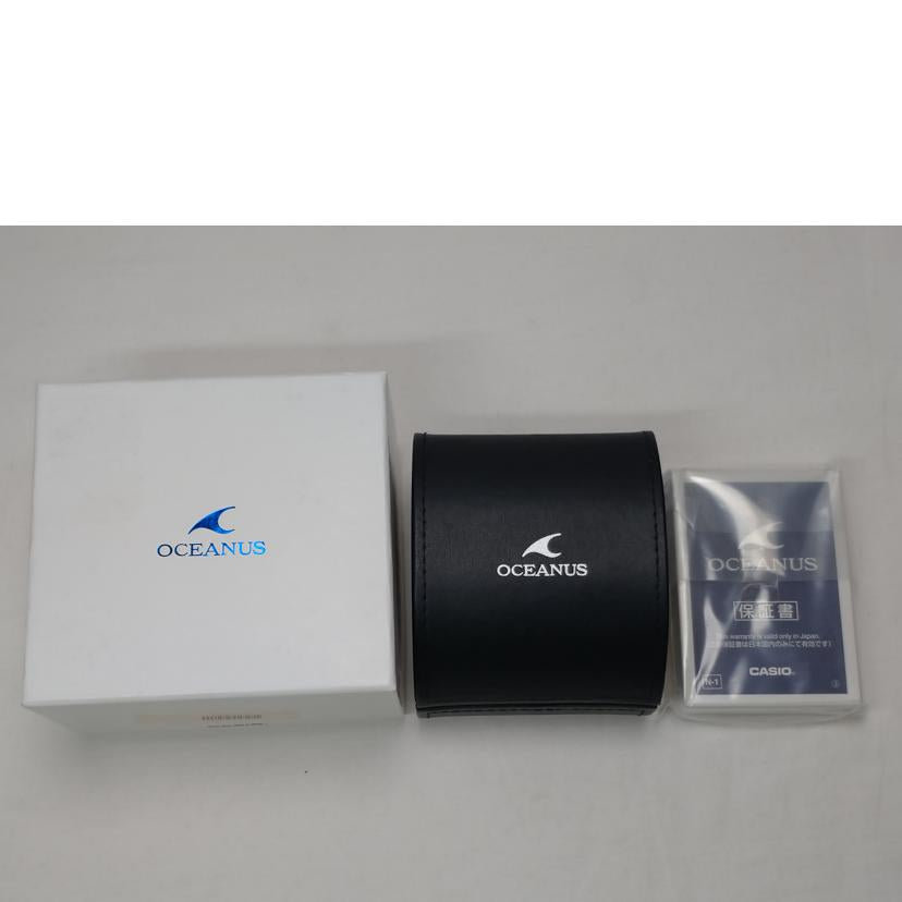 CASIO カシオ/OCEANUS 電波ソーラー チタン/OCW-T2600-1AJF//001*****/Bランク/52