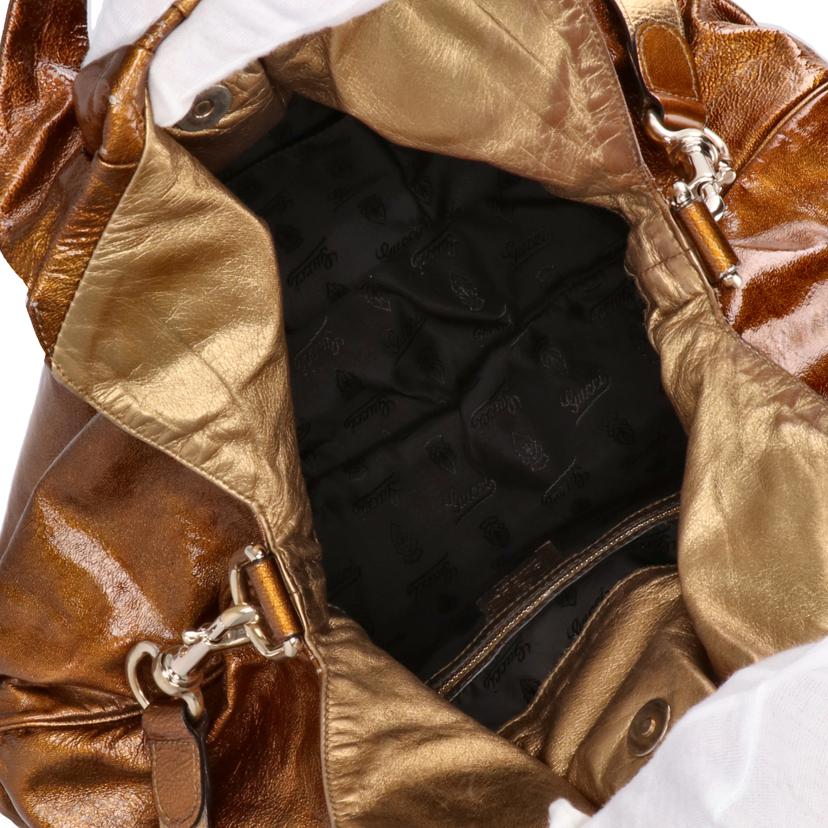 GUCCI グッチ/ヒステリアパテントレザー2WAYバッグ/197016//001***/ABランク/91