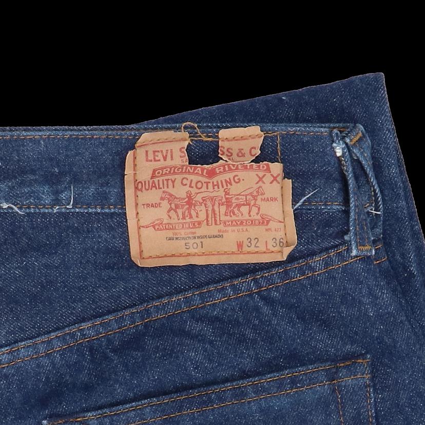 LEVI'S/501/ ハチマル赤耳/濃紺/w32×L36 /ボタン裏558//W32L36/Bランク/82