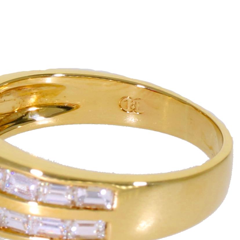 K18ルビーダイヤリング0.61/0.76ct//Aランク/92