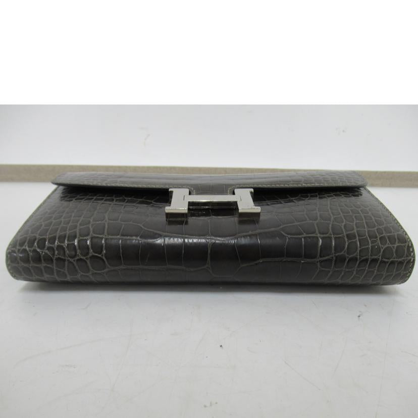 HERMES/コンスタンスロングウォレット//□O☆****/ABランク/63