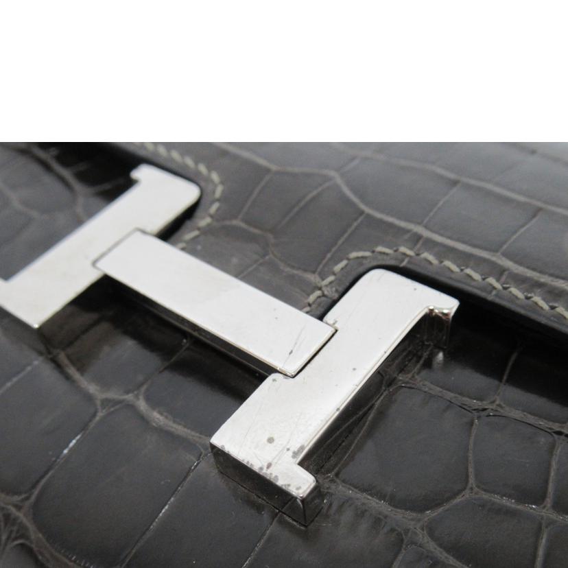 HERMES/コンスタンスロングウォレット//□O☆****/ABランク/63