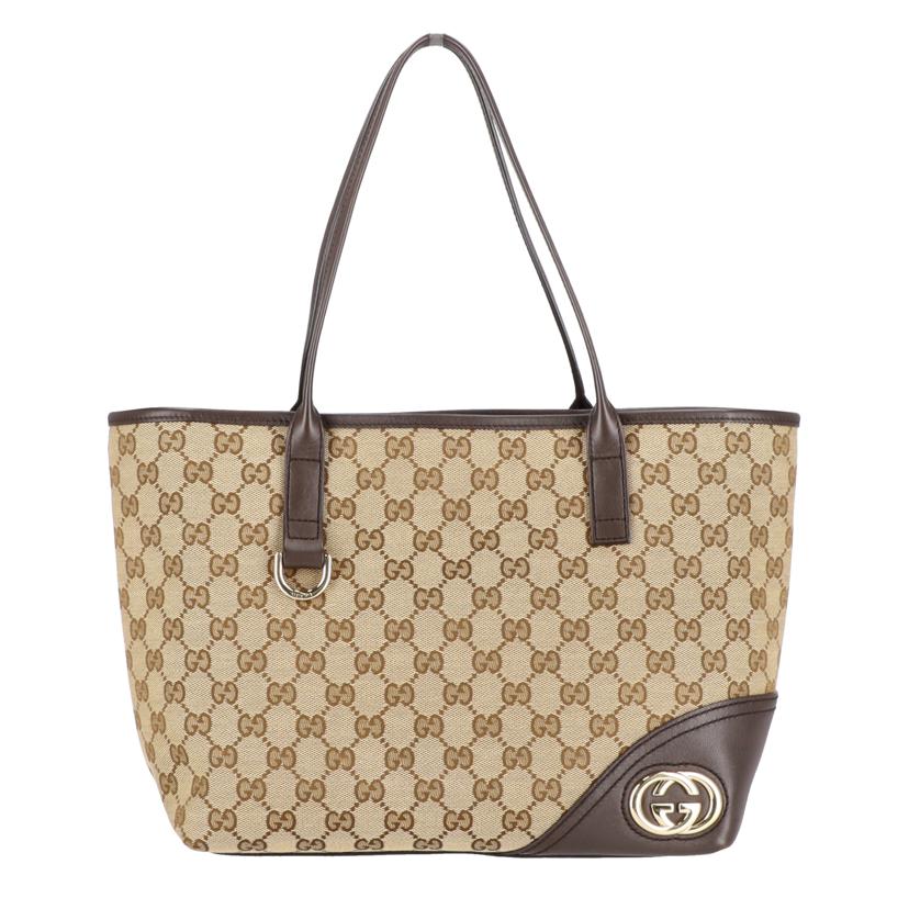 GUCCI グッチ/GGキャンバスインターロッキングトート/169946//493***/Aランク/75